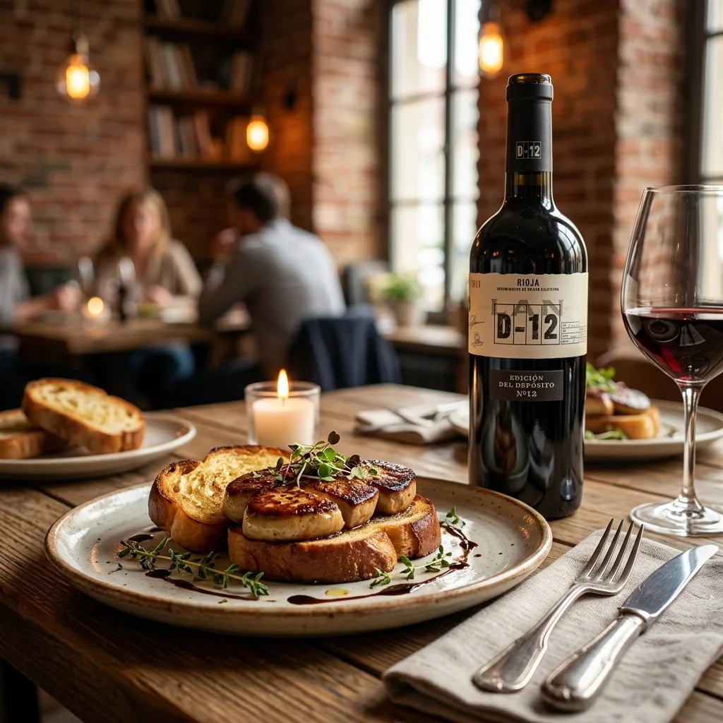Spansk kvalitetsvin parret med foie gras - DeVinos