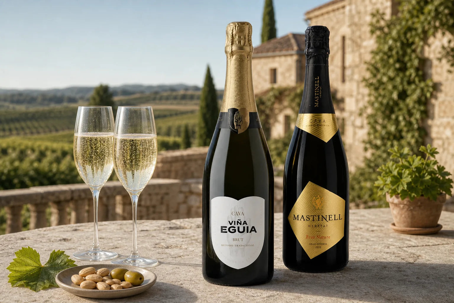 Cava med Viña Eguía Brut og Mastinell Brut Nature
