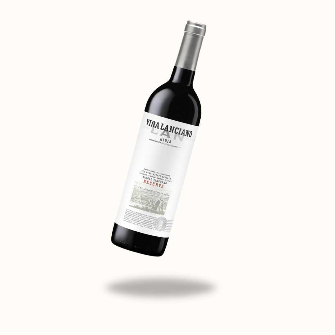 Eksklusiv Viña Lanciano Reserva rødvin fra Rioja – spansk vin med rig smag og dybde.